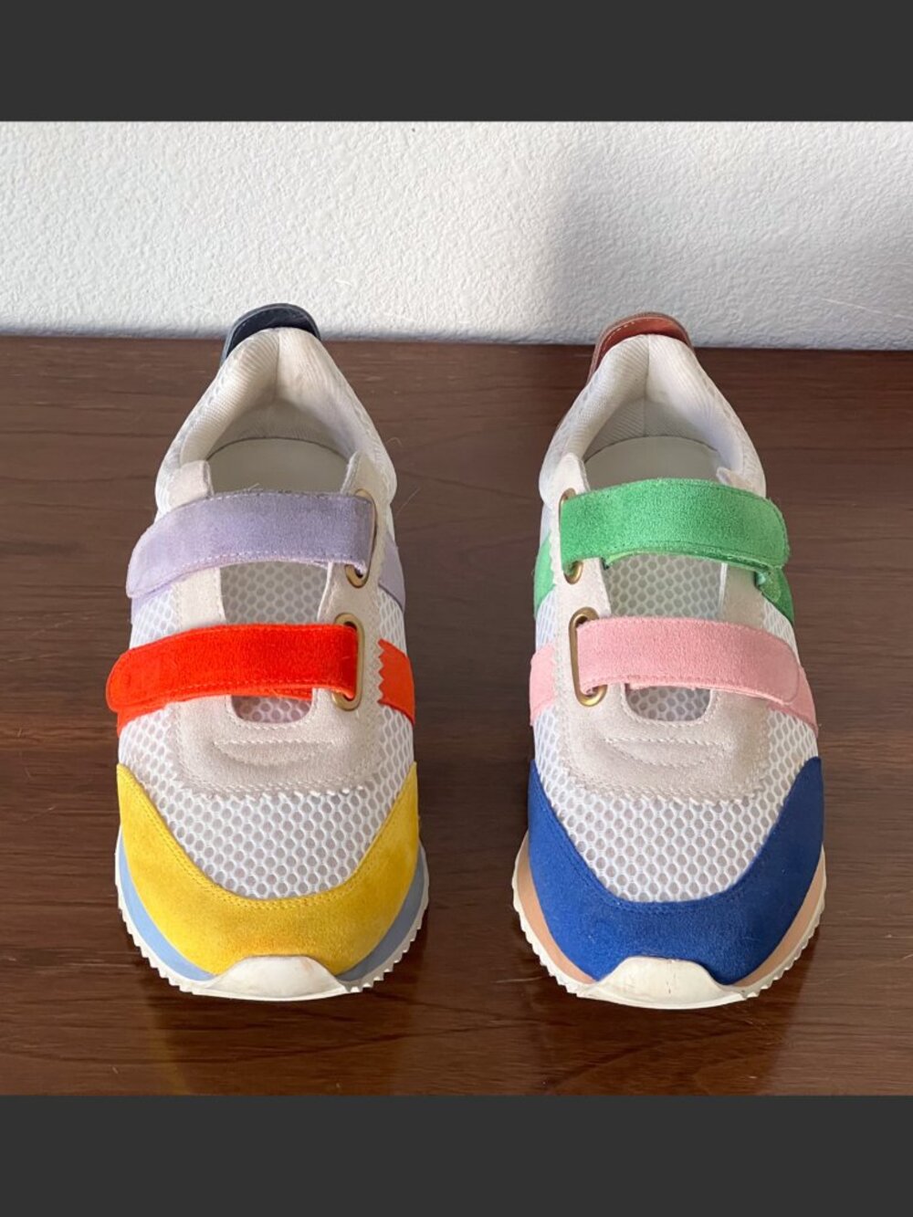 Charlotte Stone - Conway Sneaker - multi mismatch & white - 8